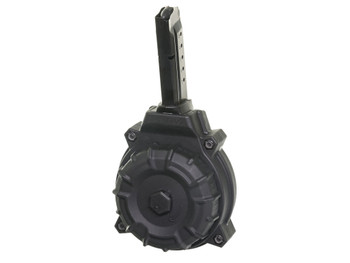 ProMag DRMA15 Standard 50rd Drum 9mm Luger Fits S&W M&P Shield Black DuPont Zytel Polymer