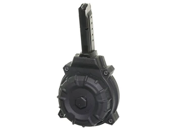 ProMag DRMA15 Standard 50rd Drum 9mm Luger Fits S&W M&P Shield Black DuPont Zytel Polymer