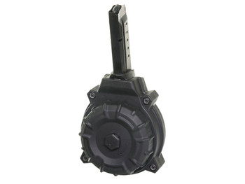 ProMag DRMA15 Standard 50rd Drum 9mm Luger Fits S&W M&P Shield Black DuPont Zytel Polymer