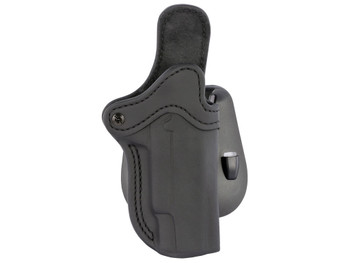 1791 Gunleather ORPDH1SBLR BH1 Optic Ready OWB 01 Stealth Black Leather Paddle Fits 4-5" 1911