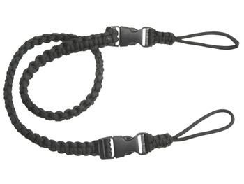 Outdoor Connection PCBS80575 Bino-Strap Black Paracord 32.50" OAL