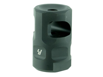 Strike Industries SAILCOMP Sail Comp Black Steel with 1/2"-28 tpi Threads, 1.57" OAL & 0.26" Diameter for 223 Rem, 5.56x45mm NATO AR-Platform