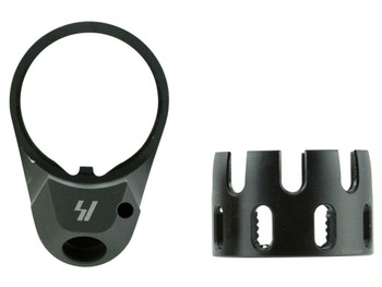 Strike ARECN&EEPBK AR Enhanced Castle Nut and Extended End Plate with QD