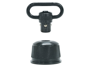 GrovTec US Inc GTSW296 Mag Cap Shotgun 1" Push Button Black Oxide Remington 870 Express 12 Gauge Steel