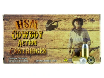 HSM 44R1N Cowboy Action 44 Russian 200 gr Round Nose Flat Point 50 Per Box/ 10 Case
