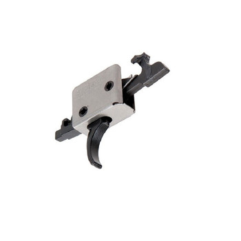 CMC Triggers 93502 DropIn  TwoStage Curved Trigger with 24 lbs Draw Weight  BlackSilver Finish for AR15AR10 UPC: 850544004978