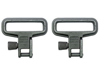 GrovTec US Inc GTSW05 Mil-Force Swivel Set Rifle 1.25" Black Zinc Phosphate Steel