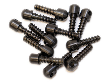 GrovTec US Inc GTHM51 Wood Screw Swivel Studs 0.75" 12-Pack Black