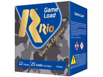 Rio Ammunition SG3275 Game Load Super Game High Velocity 12Gauge 2.75" 1 1/8oz 7.5Shot 25 Per Box/10 Case