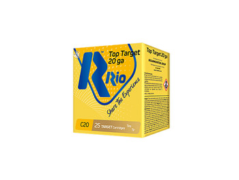 Rio Ammunition TT208 Top Target 20Gauge 2.75" 7/8oz 8Shot 25 Per Box/10 Case