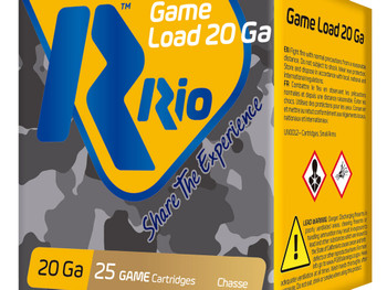Rio Ammunition RC2075 Game Load 20Gauge 2.75" 1oz 7.5Shot 25 Per Box/10 Case
