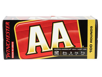 Winchester Ammo AAHA127VP AA Super Handicap Heavy Target 12Gauge 2.75" 1 1/8oz 7.5Shot 100 Bx/2 Case *Value Pack