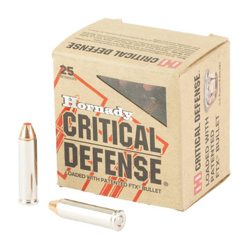 Hornady Critical Defense Hyper Velocity Centerfire Ammunition, 327 Federal, Flex Tip eXpanding, 80 Grain - 25 Cartridge Box ( 25 / 1 )