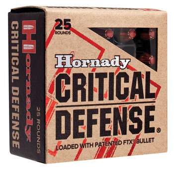 Hornady Critical Defense Hyper Velocity Centerfire Ammunition, 327 Federal, Flex Tip eXpanding, 80 Grain - 25 Cartridge Box ( 25 / 1 )