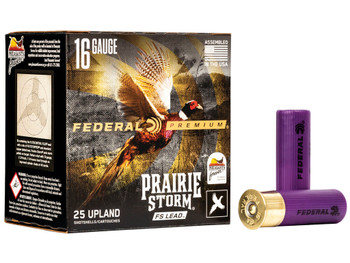 Federal PFX164FS5 Premium Prairie Storm FS 16Gauge 2.75" 1 1/8oz 5Shot 25 Per Box/10 Case