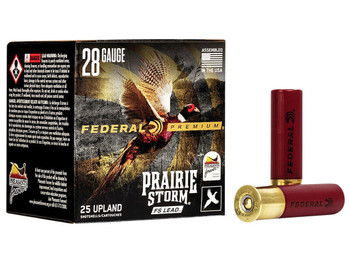 Federal PFX289FS6 Premium Prairie Storm FS 28Gauge 2.75" 13/16oz 6Shot 25 Per Box/10 Case