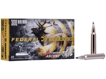 Federal P300WTA1 Premium Terminal Ascent 300WinMag 200gr 20 Per Box/10 Case