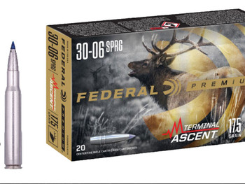 Federal P3006TA1 Premium Terminal Ascent 30-06Springfield 175gr 20 Per Box/10 Case