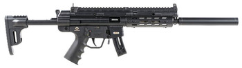 GSG GERGGSG1610ML GSG16  Full Size 22 LR 101 16.25 Black Black Polymer Receiver Black Collapsible wStorage Compartment Stock Right Hand UPC: 819644025757