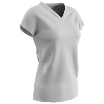 Champro SPIKE Ladies Volleyball Jersey White White Large UPC: 752044783004