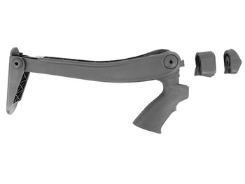 Advanced Technology MTF4900 Shotforce Shotgun Stock Marine Edition Top Folding Black Synthetic for Moss 12/20 GA, Rem 870 12 GA, Win 12/20 GA