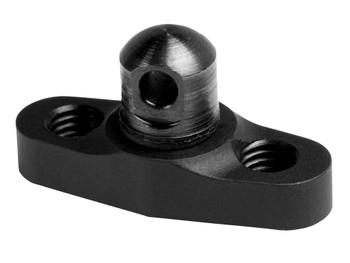 GrovTec US Inc GTSW111 Flanged Stud Mount KeyMod Black Anodized 6061 Aluminum