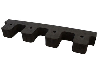 SME SMEMGR Magnet Gun Rest Black High Density Foam, Holds Guns Or Fishing Poles