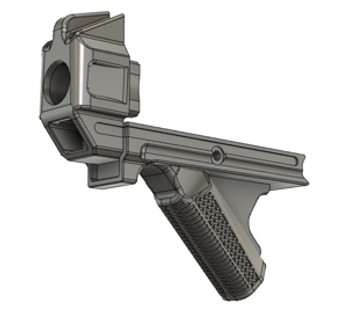 Dragon Snout w/ Stippled Angled Foregrip UPC: 810091153093