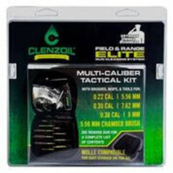 Clenzoil 2236 Field  Range Tactical Cleaning Kit PistolRifle 17 Pieces Black UPC: 893791002236