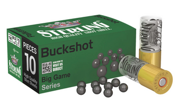 Sterling 12 Gauge 00 Buckshot, Box of 10 Rounds UPC: 8698779949730