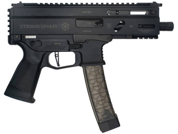 Grand Power 8588005808590 SP9A3S Stribog 9mm Luger 30+1 5.50" Black Threaded Barrel, M-LOK Handguard, Black Aluminum Picatinny Rail Receiver, Rear Picatinny Rail, Black Polymer Grip, Thread Protector