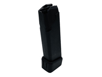 ProMag GLKA21 20rd 9mm Fits Glock 17/19/26 Black Steel