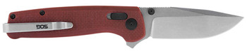 S.O.G SOGTM1023BX Terminus XR 2.95 Folding Clip Point Plain Stonewashed D2 Steel Blade Crimson Textured G10 Handle Features Box Packaging Includes Pocket Clip UPC: 729857009720