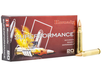 Hornady 812544 Superformance 5.56x45mmNATO 55gr Copper Alloy eXpanding 20 Per Box/10 Case