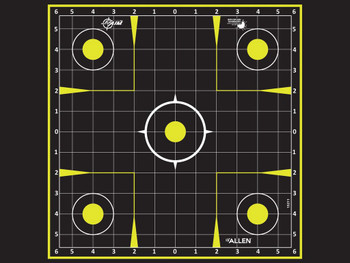 Allen 15211-30 EZ Aim Splash Hanging 12"x12" Black/Chartreuse 30 Pack