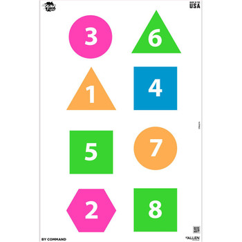 ALLEN EZ AIM 12"X18" FUN GROUP 8PK UPC: 026509067955 ALLEN EZ AIM 12"X18" FUN GROUP 8PK UPC: 026509067955