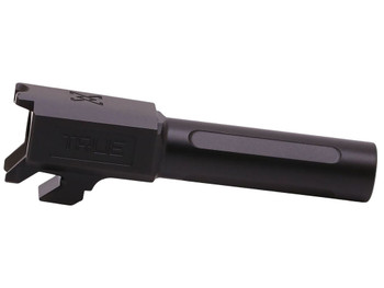 True Precision Inc TPSHCBXBL Springfield 9mm Luger 3.10" Fluted Black Nitride Stainless Steel, Fits Springfield Hellcat