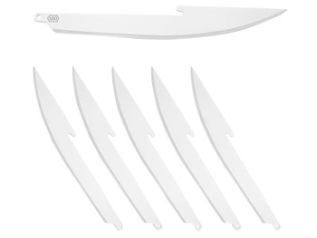 Outdoor Edge RR506 Replacement Blades 500 6 Blades, Boning/Fillet 5" 420J2 SS Blade