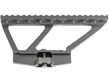 Arsenal SM13 Picatinny Scope Mount Black Anodized Aluminum, Fits AK-47 Picatinny Rail Mount