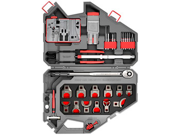 Real Avid AVAMKPRO Armorer's Master Kit Pro Gray/Red AR-15