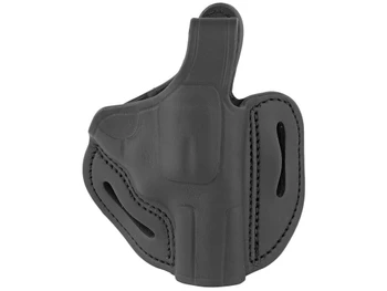 1791 Gunleather RVHX2SSBLR RVHX-2S OWB Size 02S Stealth Black Leather Fits Up to 3" Barrel, K/L-Frame, Belt Slide Right Hand