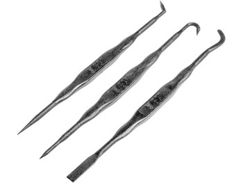 Breakthrough Clean BTFRPP-3PK Double Ended Fiber Picks Black Firearm Universal Cleaning Carbon Build-up from Grooved Areas 3 Pack