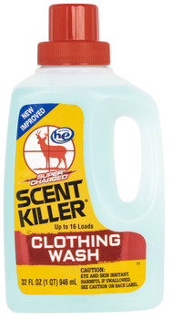 Wildlife Research 54633 Super Charged Clothing Wash Odor Eliminator Odorless Scent 32oz Bottle UPC: 024641546338