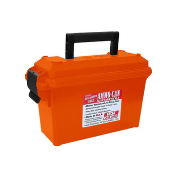 MTM CaseGard AC30T35 Ammo Can Tall 30 Cal Orange Polypropylene UPC: 026057363134