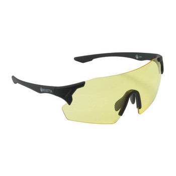 Beretta USA OC061A28540229UNI Challenge EVO Glasses Yellow Lens Black Frame UPC: 082442950334