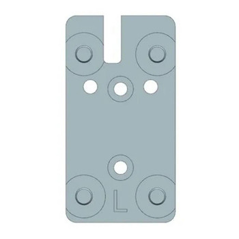 Beretta USA EUS03051 9092  Silver Fits Beretta 9092 RDO Leupold Pattern Footprint Mount UPC: 082442952048