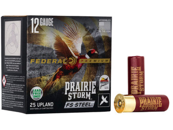 Federal PFSX147FS4 Premium Prairie Storm FS 12Gauge 2.75" 1 1/8oz 4Shot 25 Per Box/10 Case