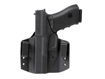Uncle Mike's 54CCW67BGL CCW Holster OWB Black Boltaron Belt Slide Compatible w/Glock 42 Left Hand
