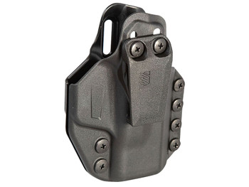 Blackhawk 416076BK Stache IWB Size 76 Black Polymer Belt Clip Compatible w/Glock 48/S&W Shield EZ9 Ambidextrous