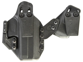 Blackhawk 416168BK Stache IWB Size 68 Black Polymer Belt Clip Compatible w/Glock 43/ 43x/Springfield Hellcat Ambidextrous